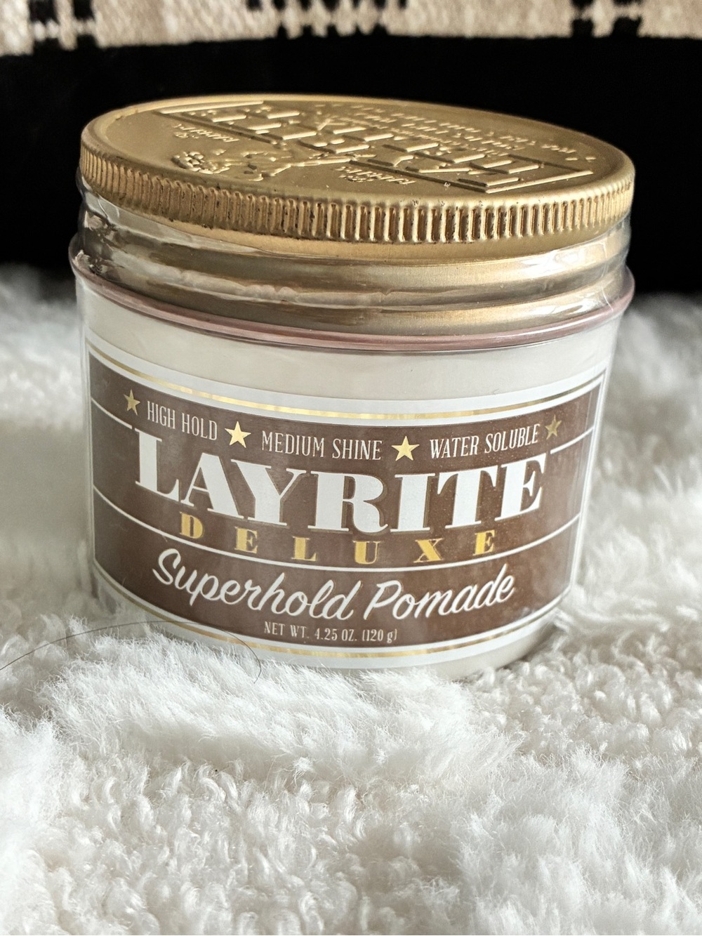 SOLD Layrite Deluxe Superhold Pomade, 4.25 oz, NEW NIB, $25 - Picture 3 of 5
